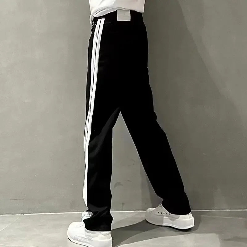 Aidase Trousers White Straight Male Cowboy Pants Retro Jeans for Men Classic Cheap Denim Aesthetic Stylish Baggy 90s Streetwear Loose aidase-shop