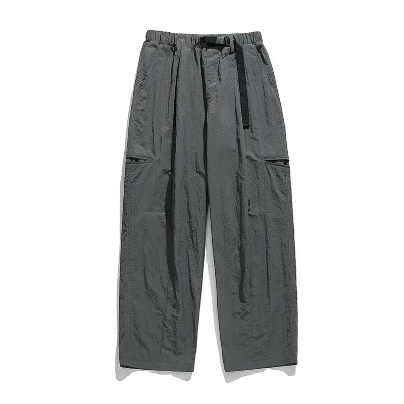 Aidase Techwear Parachute Pants for Men Summer Outdoor Waterproof Tactical Cargo Trousers Male Korean Streetwear Loose Casual aidase-shop