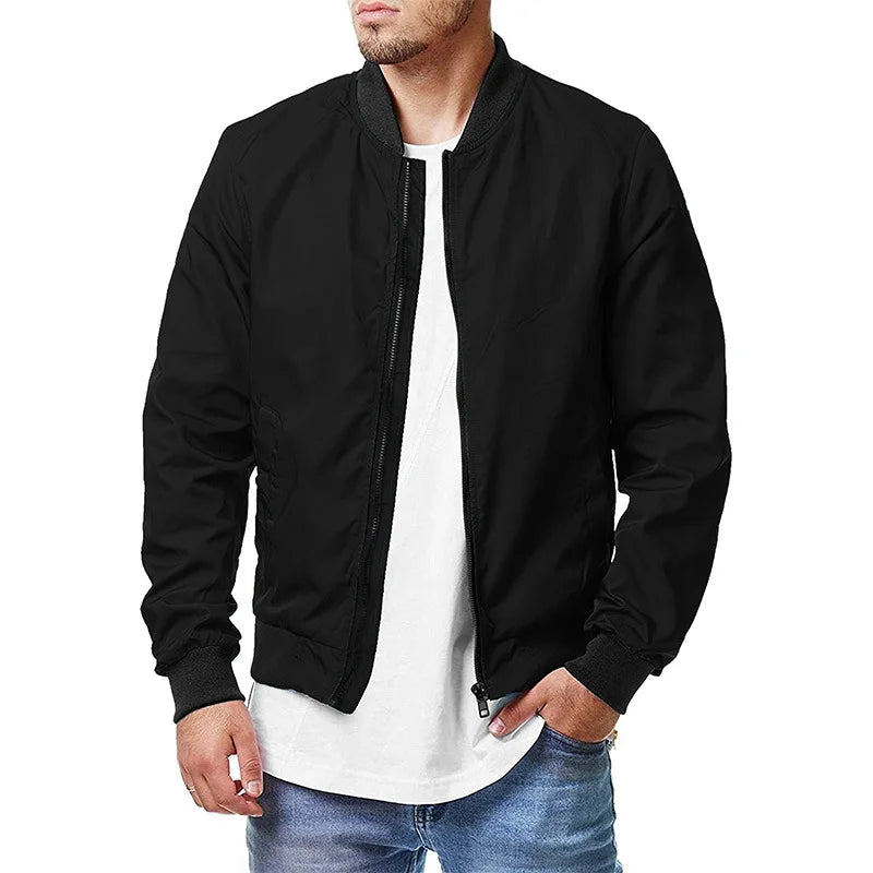 AIDASE  -  Fashion New Jacket Men Fashion Casual Slim Mens Jacket Sportswear Bomber Jacket Mens Jackets Men and Coats Plus Size S- 4XL aidase-shop