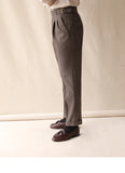 British High Waist Pants Office-trousers Autumn Winter Men's Warm Retro Straight Trouser Male Casual  Dress Pant Trousers aidase-shop