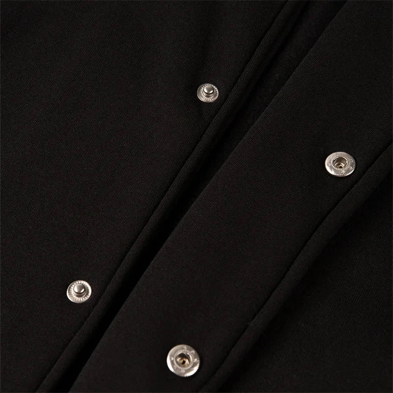 AIDASE  -  Spring Autumn Men's Pilot Bomber Couple Baseball Jacket University Varsity Solid Color Casual Korean Clothes aidase-shop