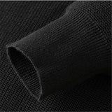 AIDASE  -  Spring Autumn Men's Turn-Down Collar Pullovers Long Sleeve Knitted Sweater Half Zipper Solid Casual Pullovers Man Loose Knitwear aidase-shop