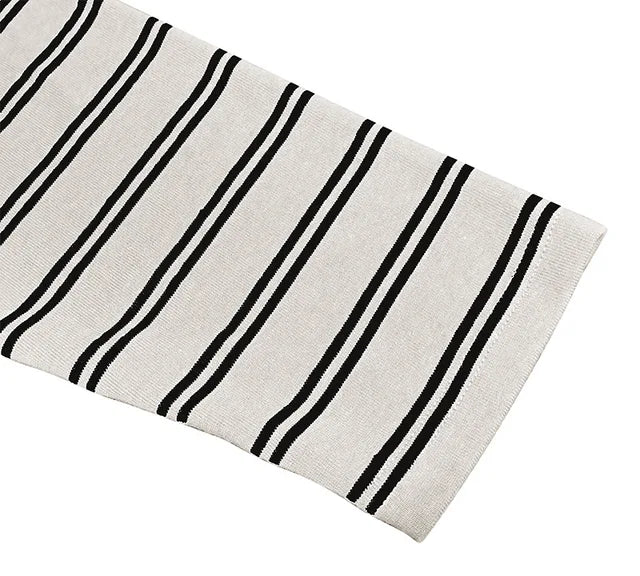 AIDASE  -  New Men's Henley Collar Long Sleeve T-Shirts Striped Casual Button T Shirt for Men Spring Autumn Male Fashion Cotton Tees Tops aidase-shop