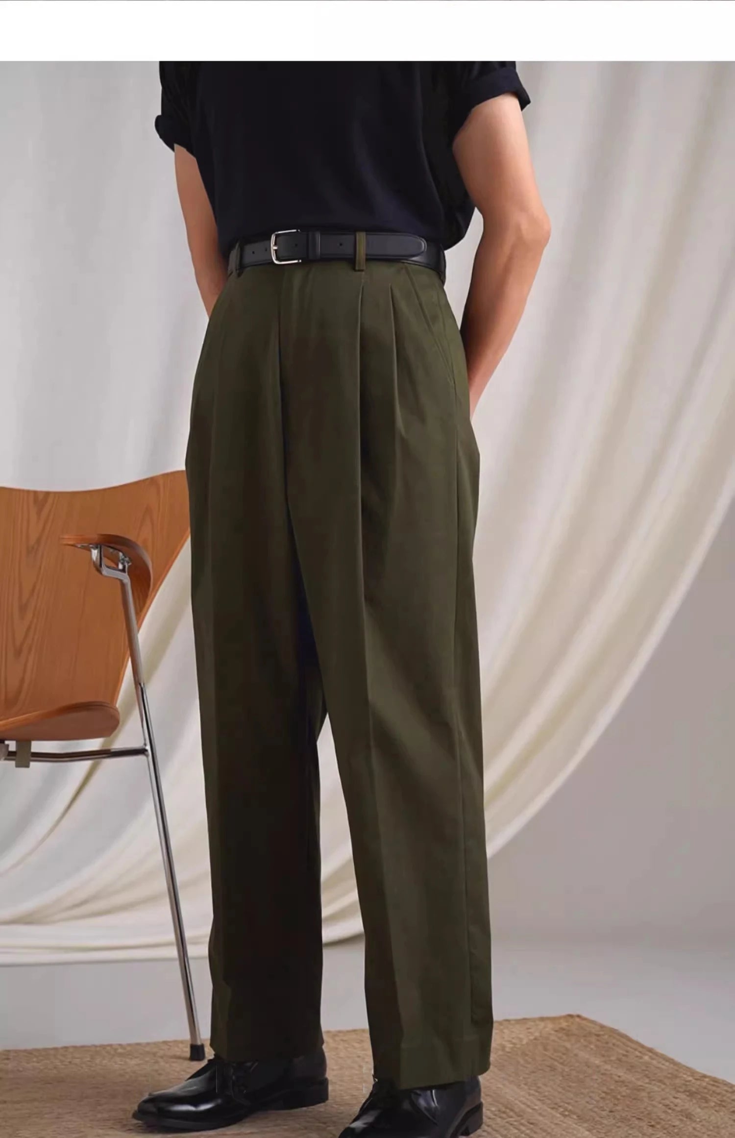 Aidase 3 Solid Color Mens Dress Pants T Erkek Pantolon Moda Masculina Gentleman Luxury Pants British Fashion Korean Men Office Pant aidase-shop