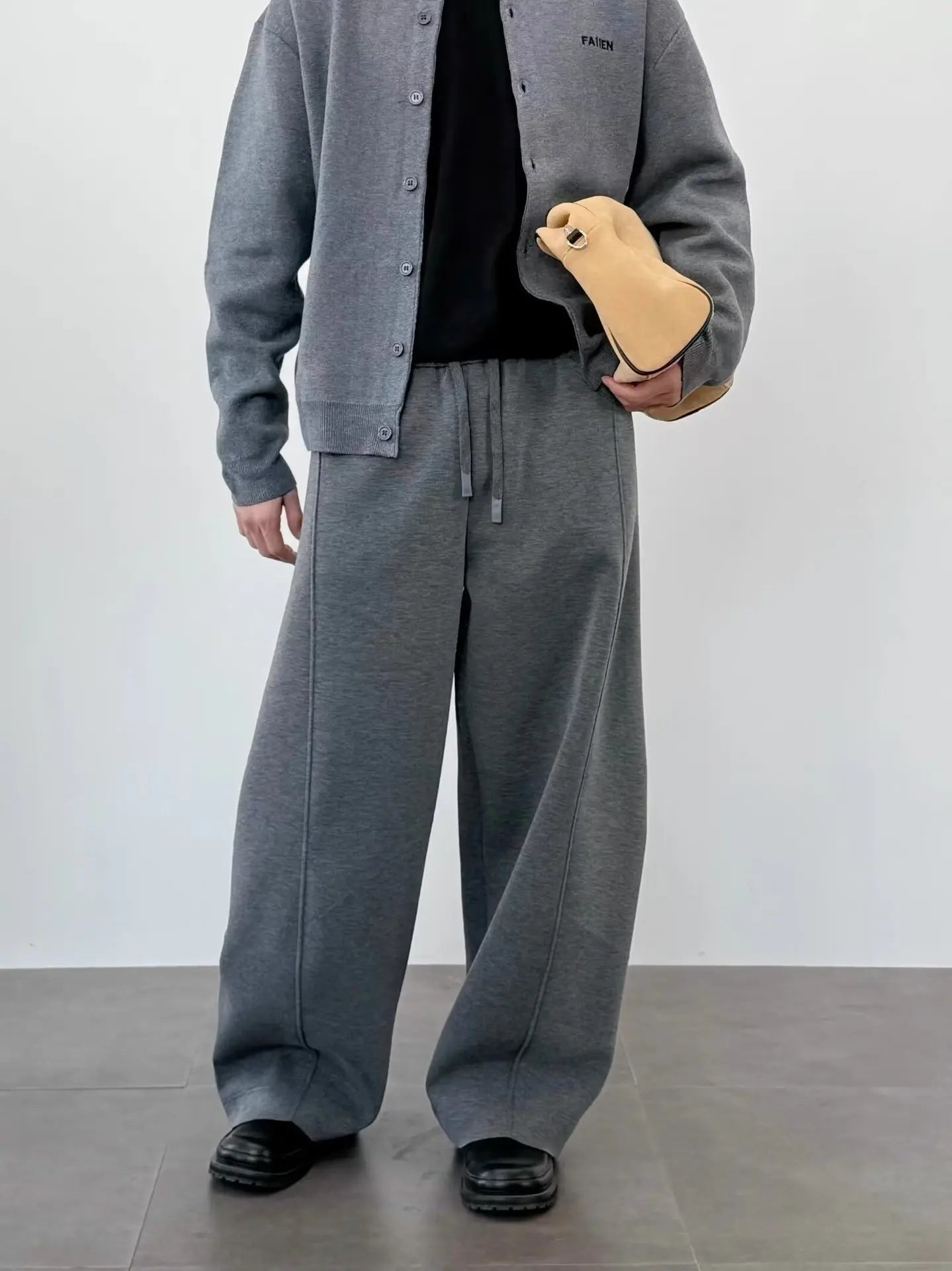 AIDASE  -  Retro Sweatpants Men's Spring American Style Loose and Versatile Casual High Street Floor Pants aidase-shop