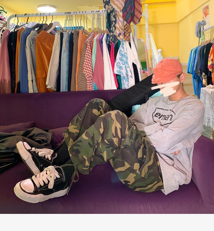 Aidase  Cargo Pants Men Hip Hop Camouflage Pants Hippie Fashion Camouflage Clothing Streetwear Joggers Casual Trousers Men aidase-shop