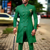 Aidase Suits for Men Groom Tuxedo  Indian Wedding Wear Casual Man Blazer Men Burgundy Suit Slim Wedding Suits (Jacket+Pants) aidase-shop