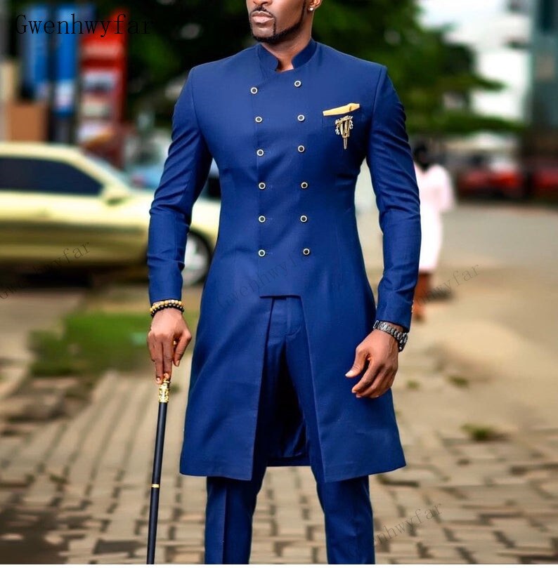 Aidase Suits for Men Groom Tuxedo  Indian Wedding Wear Casual Man Blazer Men Burgundy Suit Slim Wedding Suits (Jacket+Pants) aidase-shop