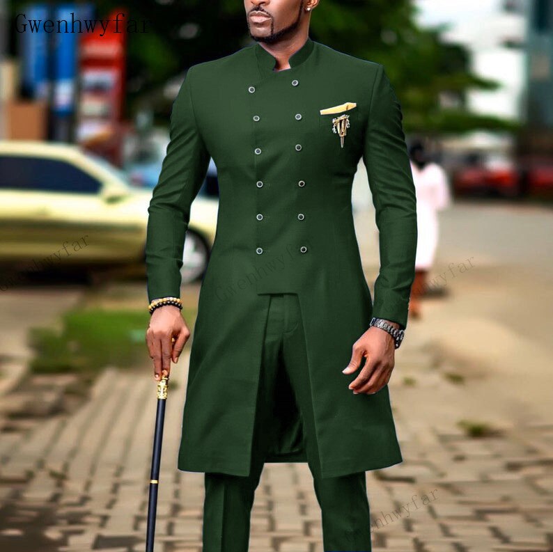 Aidase Suits for Men Groom Tuxedo  Indian Wedding Wear Casual Man Blazer Men Burgundy Suit Slim Wedding Suits (Jacket+Pants) aidase-shop