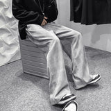Autumn Corduroy Pants Men Fashion Retro Casual Plaid Pants Men Streetwear Hip Hop Loose Straight Trousers Male Large Size S-5XL aidase-shop