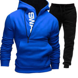 Aidase NEW Tracksuit Men's 2 Pieces Set Sweatshirt and Sportspants Outfits  Zipper Hoodies Casual Men's Clothing  Plus Size Ropa Hombre