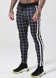 Street Style Casual Sweatpants Men Running Sports Striped Pant Man Jogger Trousers aidase-shop