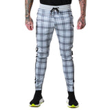 Street Style Casual Sweatpants Men Running Sports Striped Pant Man Jogger Trousers aidase-shop