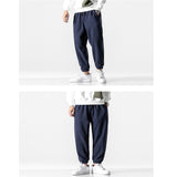 Aidase Men Fleece Pants Loose Autumn Winter Casual Jogging Pants Outdoor Sportwear Sweatpants Tie Feet Elastic Waist Mens Trousers aidase-shop