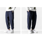 Aidase Men Fleece Pants Loose Autumn Winter Casual Jogging Pants Outdoor Sportwear Sweatpants Tie Feet Elastic Waist Mens Trousers aidase-shop