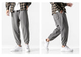 Aidase Winter Harlan Pants Men Fleece Thicken Casual Loose Solid Color Drawstring Korean Men Sweatpants 2021 Fashion Hip Hop Streetwear aidase-shop