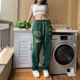 Aidase Hip Hop High Waist Harem Pants Women Harajuku Jogging Loose Casual Trousers Female Hippie Jogger Loose Sweatpants Y2k