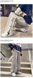 Aidase Harajuku Wide leg Oversize Pants Men Streetwear Clothes Side Split Skateboard Pants Loose Casual Trousers aidase-shop
