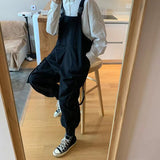 Aidase  2022 Japanese Retro Suspenders Loose Work Cargo Casual Pants Streetwear Loose Overalls Fashion Trousers Romper Jumpsuit S-2XL aidase-shop