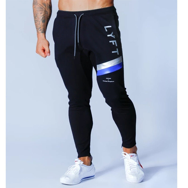 Mens Sweatpants Man Gyms Fitness Bodybuilding Joggers Workout Trousers Men Casual Cotton Track Pants aidase-shop