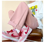 Aidase  Y2k Streetwear Cargo Pants Baggy Pants  Casual Korean Fashions Sweatpants Harajuku White Joggers Wide Leg Pants Ins aidase-shop