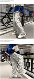 Aidase Harajuku Wide leg Oversize Pants Men Streetwear Clothes Side Split Skateboard Pants Loose Casual Trousers aidase-shop