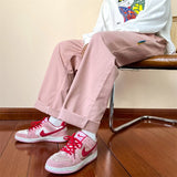 Aidase  Y2k Streetwear Cargo Pants Baggy Pants  Casual Korean Fashions Sweatpants Harajuku White Joggers Wide Leg Pants Ins aidase-shop
