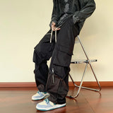 Green Cargo Pants Men Oversize Zipper Black Cargo Trousers Male Streetwear Hip Hop Pocket Loose Casual Workwear 5XL aidase-shop