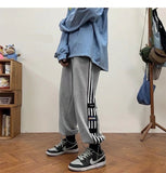 Mens Streetwear Pants Casual Ankle Length Couple Harem Trousers Hip Hop Harajuku Sweatpants aidase-shop