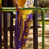 Muscle Men Sports Mesh Pants Male Thin Casual Running Training Loose Oversized Trousers Hip-Hop Printed Sportpants aidase-shop