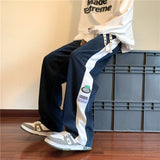 Men's Corduroy Pants Fashion Straight Leg Loose Trousers Casual Sweatpants Pantalons aidase-shop