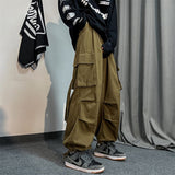 Black Cargo Pants for Men Oversize Cargo Trousers Male Green Loose Casual Japanese Streetwear Hip Hop Pocket Big Size aidase-shop