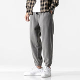 Aidase Winter Harlan Pants Men Fleece Thicken Casual Loose Solid Color Drawstring Korean Men Sweatpants 2021 Fashion Hip Hop Streetwear aidase-shop