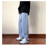 Aidase  Y2k Streetwear Cargo Pants Baggy Pants  Casual Korean Fashions Sweatpants Harajuku White Joggers Wide Leg Pants Ins aidase-shop
