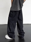 Hip Hop Distressed Jeans Pants Men Ripped Patchwork Denim Trousers Male Oversize Loose Casual Japanese Streetwear 5XL aidase-shop