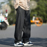 Blue/Black Baggy Jeans Men Fashion Casual Oversized Wide Leg Jeans Men Streetwear Hip Hop Straight Denim Pants Mens Trousers aidase-shop