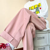 Aidase  Y2k Streetwear Cargo Pants Baggy Pants  Casual Korean Fashions Sweatpants Harajuku White Joggers Wide Leg Pants Ins aidase-shop