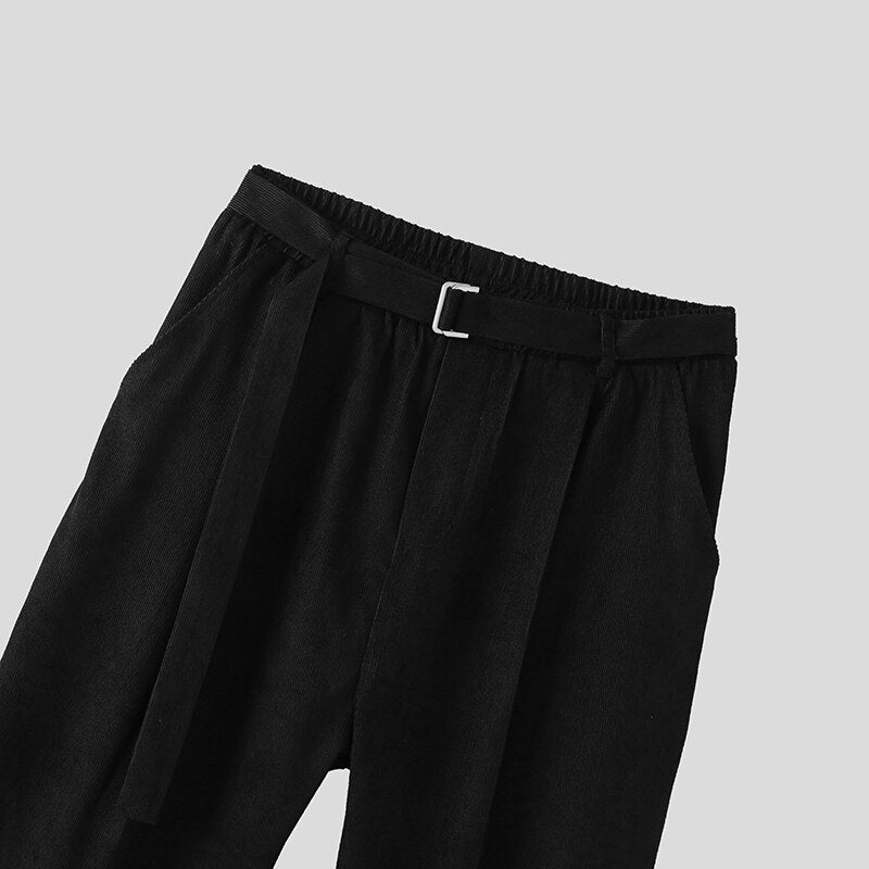 Aidase Fashion Men Pants Joggers Streetwear  Loose Pockets Korean Casual Trousers Men Lace Up Solid Color Leisure Pants 5XL aidase-shop