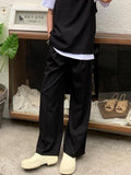 New Casual Trousers Loose Hong Kong Style Pendant Suit Pants Trend Autumn Summer Unisex Straight Wide-leg Pants aidase-shop