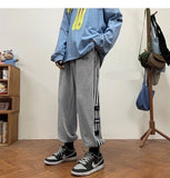 Mens Streetwear Pants Casual Ankle Length Couple Harem Trousers Hip Hop Harajuku Sweatpants aidase-shop