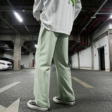 Aidase Khaki Solid Men Casual Pants Loose Vintage Wide Leg High Waist Trousers Fashion Harajuku Streetwear Hip Hop Male Clothing aidase-shop