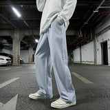 Aidase Khaki Solid Men Casual Pants Loose Vintage Wide Leg High Waist Trousers Fashion Harajuku Streetwear Hip Hop Male Clothing aidase-shop
