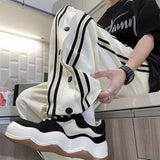 Men Fashion Straight Sweatpants Hip Hop Casual Jogging Streetwear Harajuku Trousers