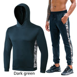 Sport Suits Men Fitness Hoodies+Sweatpants Sportswear Man Casual Jogging Tracksuits Clothing aidase-shop