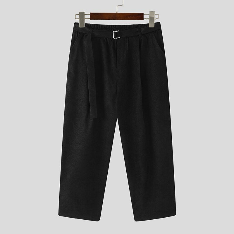Aidase Fashion Men Pants Joggers Streetwear  Loose Pockets Korean Casual Trousers Men Lace Up Solid Color Leisure Pants 5XL aidase-shop