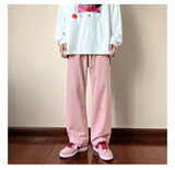 Aidase  Y2k Streetwear Cargo Pants Baggy Pants  Casual Korean Fashions Sweatpants Harajuku White Joggers Wide Leg Pants Ins aidase-shop