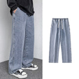 Aidase  Men's Jeans Pants Casual Vintage Baggy Clothing Straight Leg Trousers Korean Fashion Man Streetwear Pop Harajuku Oversize Pants