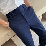 Aidase Wedding Dress Pants for Men Business Suit Pant Casual Slim Formal Pants Pantalon Costume Men Suit Trousers Plus size 29-36