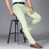Aidase men suit pants casual office high quality cotton trousers business pants for men wedding party dress social trousers Men's pants aidase-shop