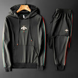 Aidase Autumn Winter Casual Men Sets Clothing Tracksuit Sportsuit Men's Hoodies Sportswear Hooded Sweatshirt Pant Pullover Two Piece